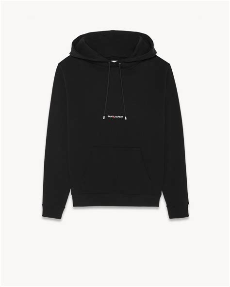 ysl white fleece|YSL knitted hoodie.